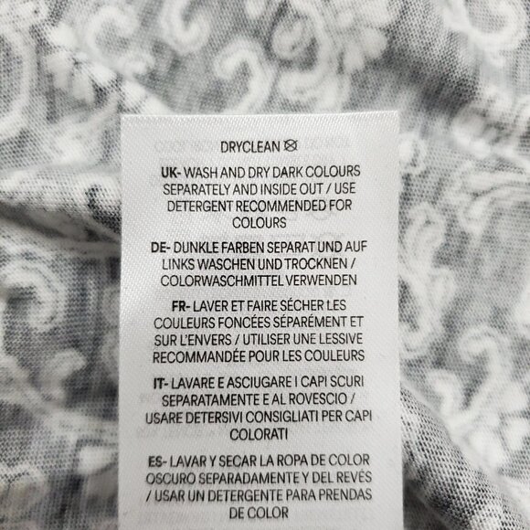 Boden Sweetheart Jersey Dark Floral Babydoll Mini Women's Dress Size 6 - Picture 11 of 13